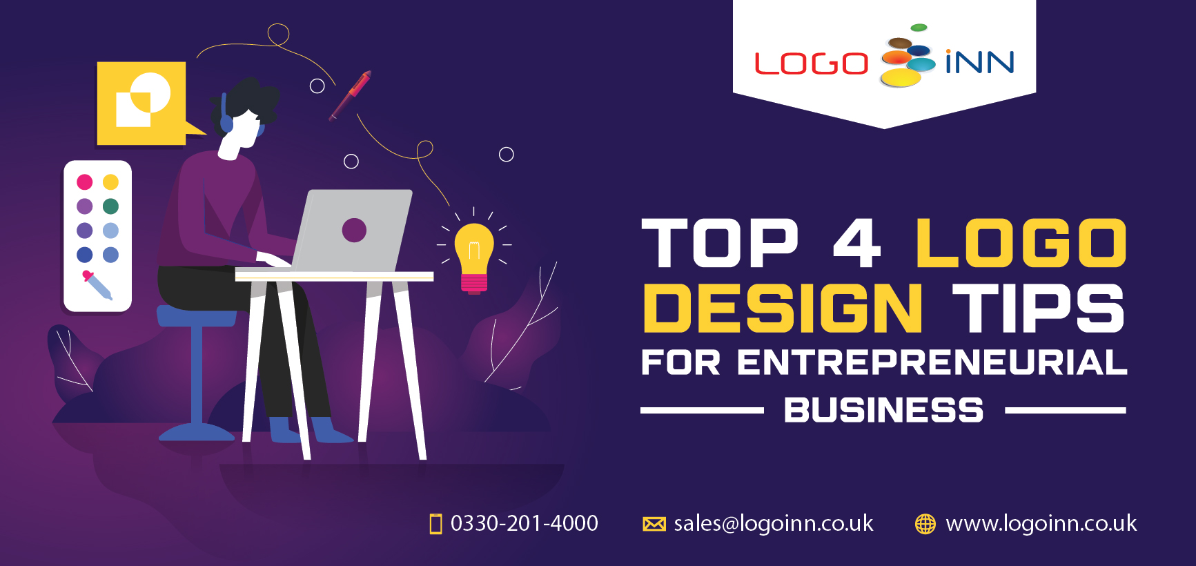 Top 4 Logo Design Tips for Entrepreneurial Business